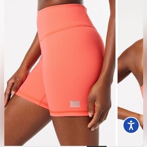 Women's Coral Athletic Shorts